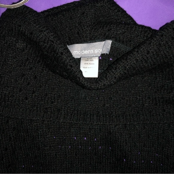 Modern Soul SOFT Poncho/Sweater BNWOT ONE SIZE - Picture 6 of 11